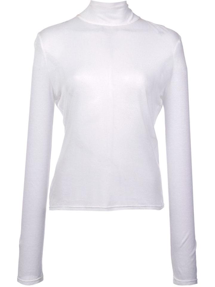 Fleur Du Mal Thin Rib Turtleneck - White