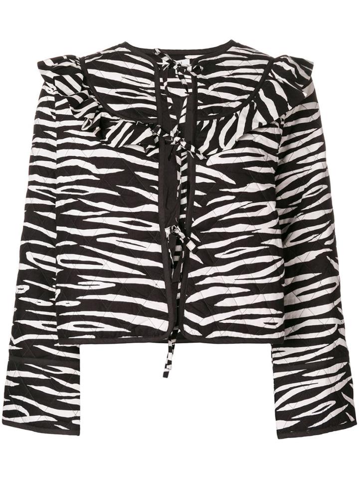 Ganni Ganni F2791 976 Ganache Natural (vegetable)->cotton - Black
