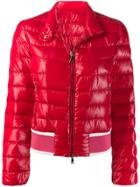 Moncler Short Puffer Jacket - Red