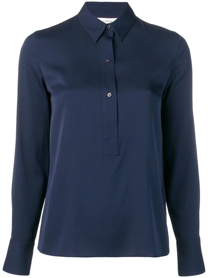 Vince Button Down Shirt - Blue