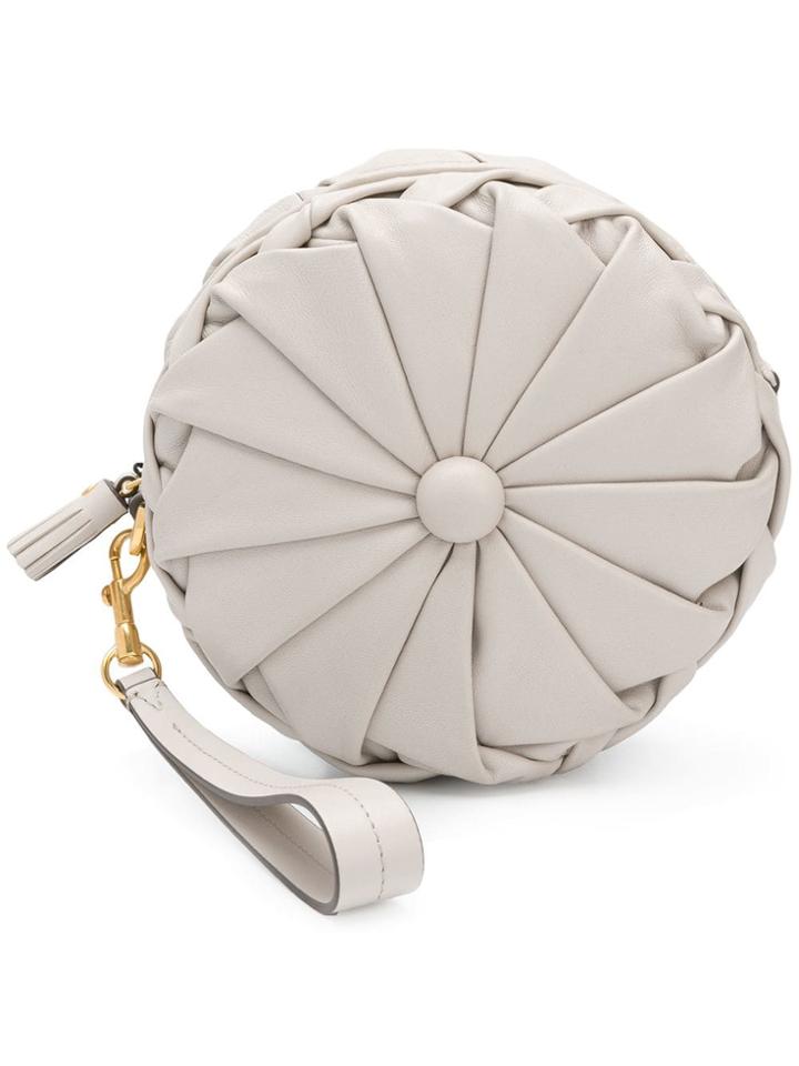 Anya Hindmarch Pillow Clutch In Steam Soft Nappa - Nude & Neutrals