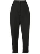 Rachel Comey Raw Hem Tapered Trousers - Black
