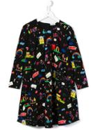 Dolce & Gabbana Kids 'back To School' Dress, Girl's, Size: 8 Yrs, Black