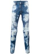 Dsquared2 Cool Guy Bleached Wash Jeans, Men's, Size: 52, Blue, Cotton