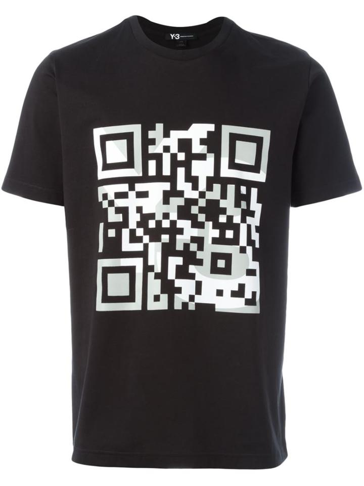 Y-3 Qr Code Print T-shirt