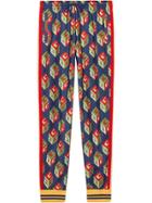 Gucci Gg Wallpaper Technical Jersey Pant - Blue