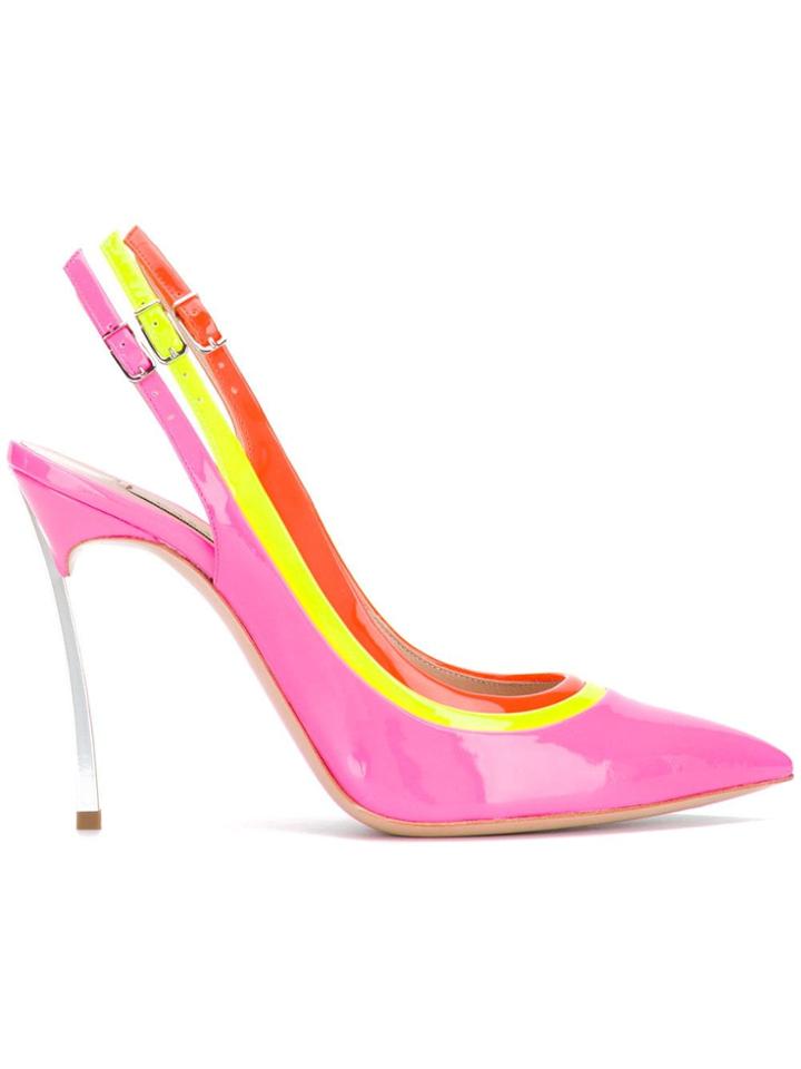 Casadei Blade Elle Pumps - Pink