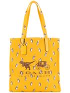 Coach Penguin Tote Bag - Yellow & Orange