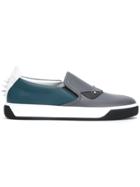 Fendi Slip-on Sneakers - Grey