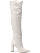 Alexandre Birman Anna Slouch Boots - White