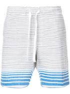 Lemlem Ombre Stripe Shorts - White