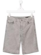 Dondup Kids Casual Denim Shorts - Grey
