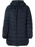 Aspesi Zipped Hooded Jacket, Women's, Size: Medium, Blue, Polyester/polyamide/feather Down