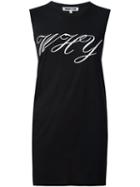 Mcq Alexander Mcqueen Sleeveless Tattoo Print T-shirt, Women's, Size: Small, Black, Cotton