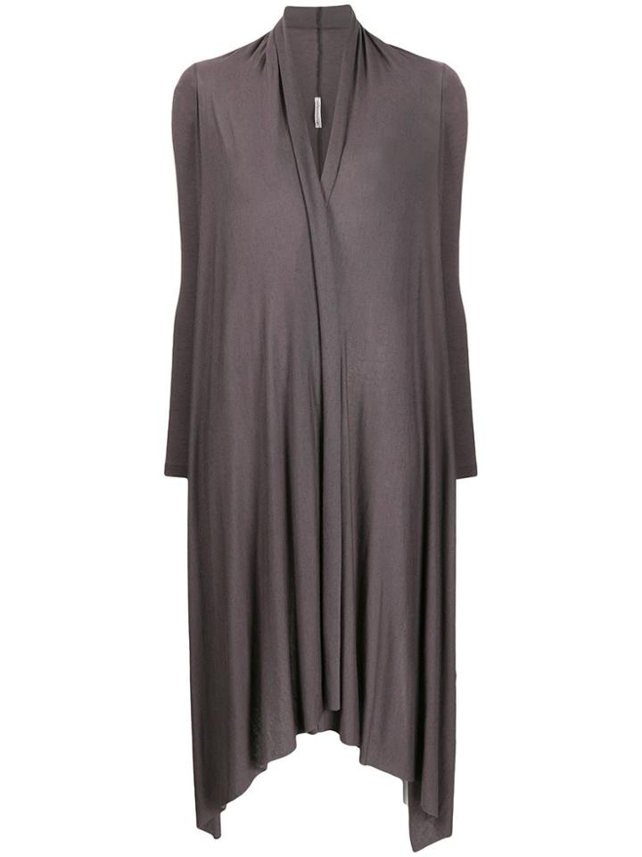 Stefano Mortari Asymmetric Knit Cardigan - Grey