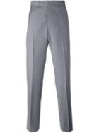 Thom Browne - Straight Leg Trousers - Men - Cupro/wool - 4, Grey, Cupro/wool