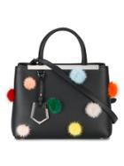 Fendi Embellished 2jours Tote - Black