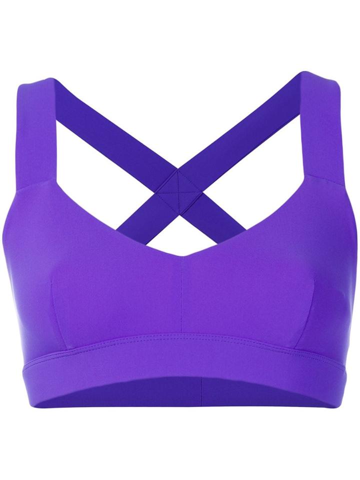 No Ka' Oi Sweetheart Crop Top - Pink & Purple