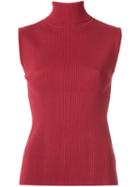 Egrey - Knitted Top - Women - Spandex/elastane/viscose/polyimide - M, Red, Spandex/elastane/viscose/polyimide