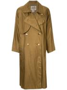 Hermès Pre-owned Long Sleeve Rain Coat - Brown