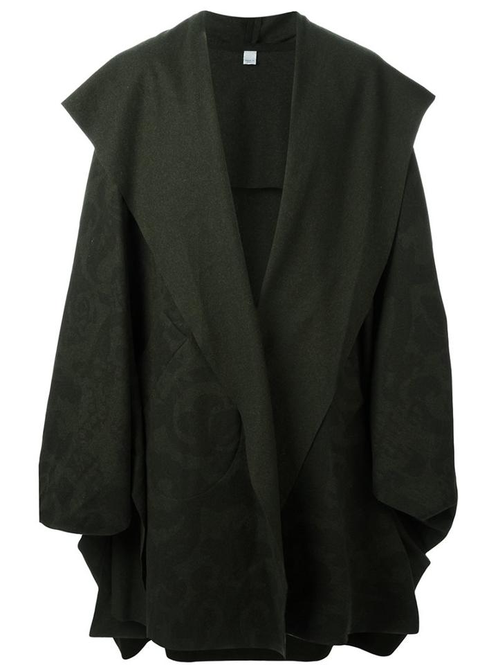 Vivienne Westwood Man Oversize Coat, Men's, Green, Cotton/polyamide/cashmere/virgin Wool