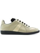 Maison Margiela Contrast Tongue Sneakers - Metallic
