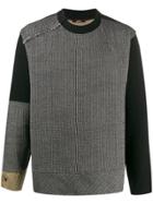 Indice Studio Knitted Panel Jumper - Blue