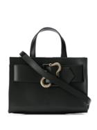 Just Cavalli Snake Buckle Tote Bag - Black