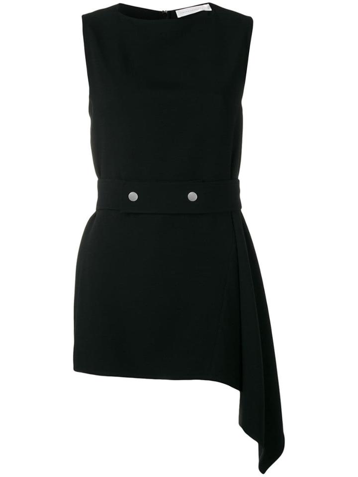 Victoria Victoria Beckham Asymmetric Belted Top - Black