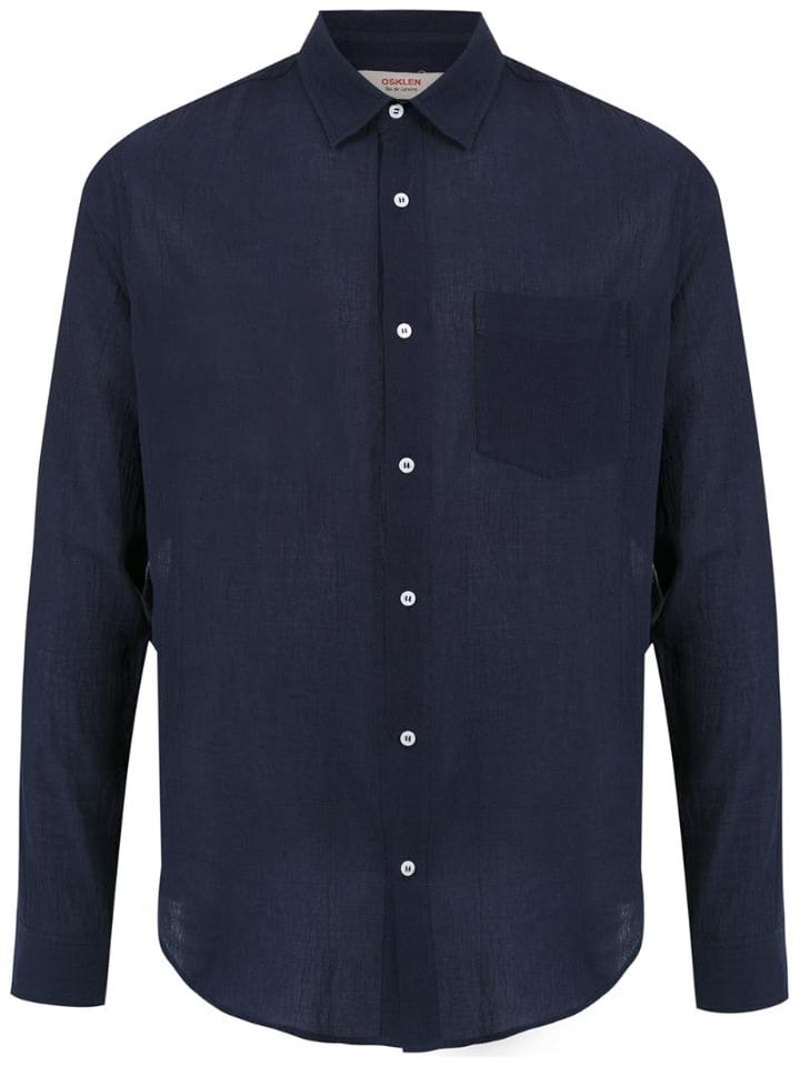 Osklen Long Sleeved Shirt - Blue