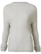 Rick Owens Crater Knit Sweatshirt, Women's, Size: Medium, Nude/neutrals, Cotton