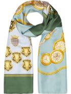 Burberry Archive Scarf Print Silk Scarf - Blue