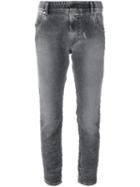 Diesel Straight Leg Jeans, Women's, Size: 27, Grey, Cotton/polyester/spandex/elastane