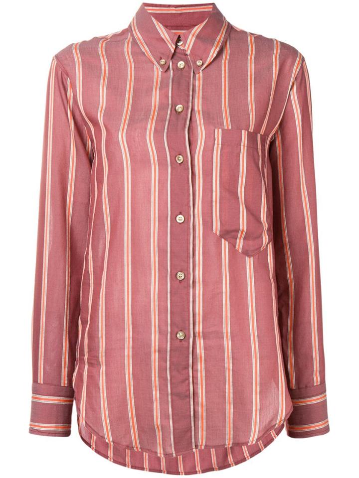 Isabel Marant Étoile Ycao Striped Shirt - Red