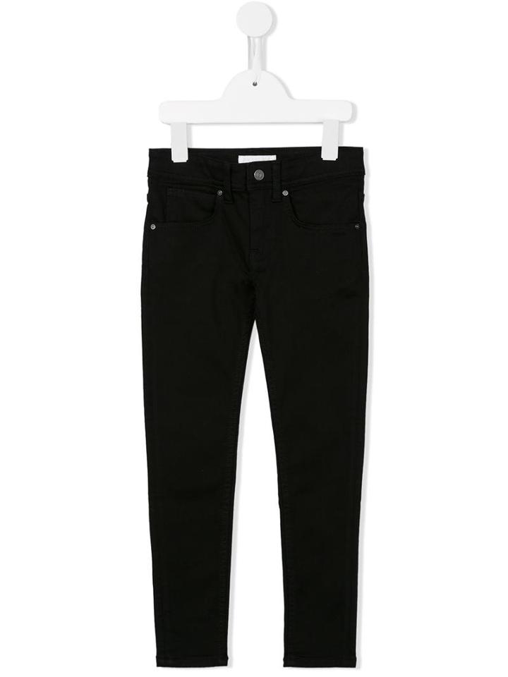 Burberry Kids Skinny Jeans, Girl's, Size: 8 Yrs, Black