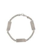 A-cold-wall* Engraved Logo-charm Bracelet - Silver