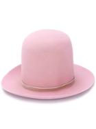 Ann Demeulemeester Large Fedora Hat - Pink
