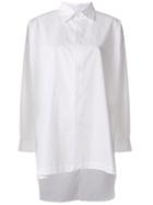 Yohji Yamamoto Fly Front Long Shirt - White