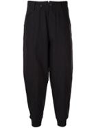 Ziggy Chen Drop-crotch Trousers - Black