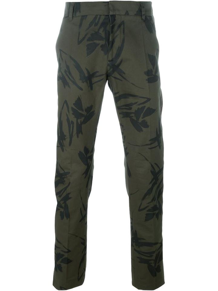 Andrea Pompilio Botanical Print Trousers