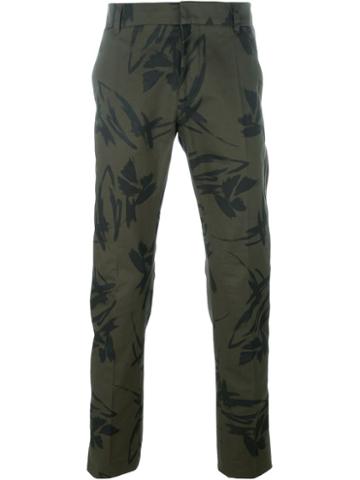 Andrea Pompilio Botanical Print Trousers
