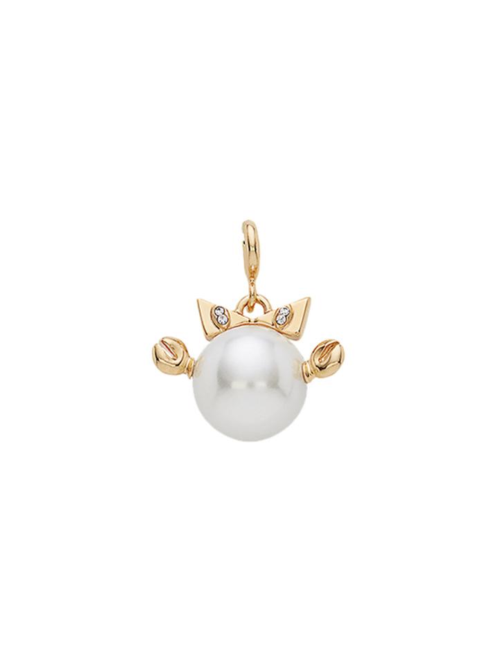 Fendi Cancer Pendant - White