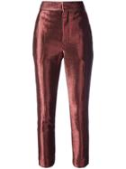 Haider Ackermann Phoenix Gun Cropped Trousers - Red