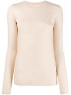 Majestic Filatures Lurex Knitted Long-sleeve Top - Neutrals