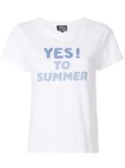 A.p.c. Front Print T-shirt - White