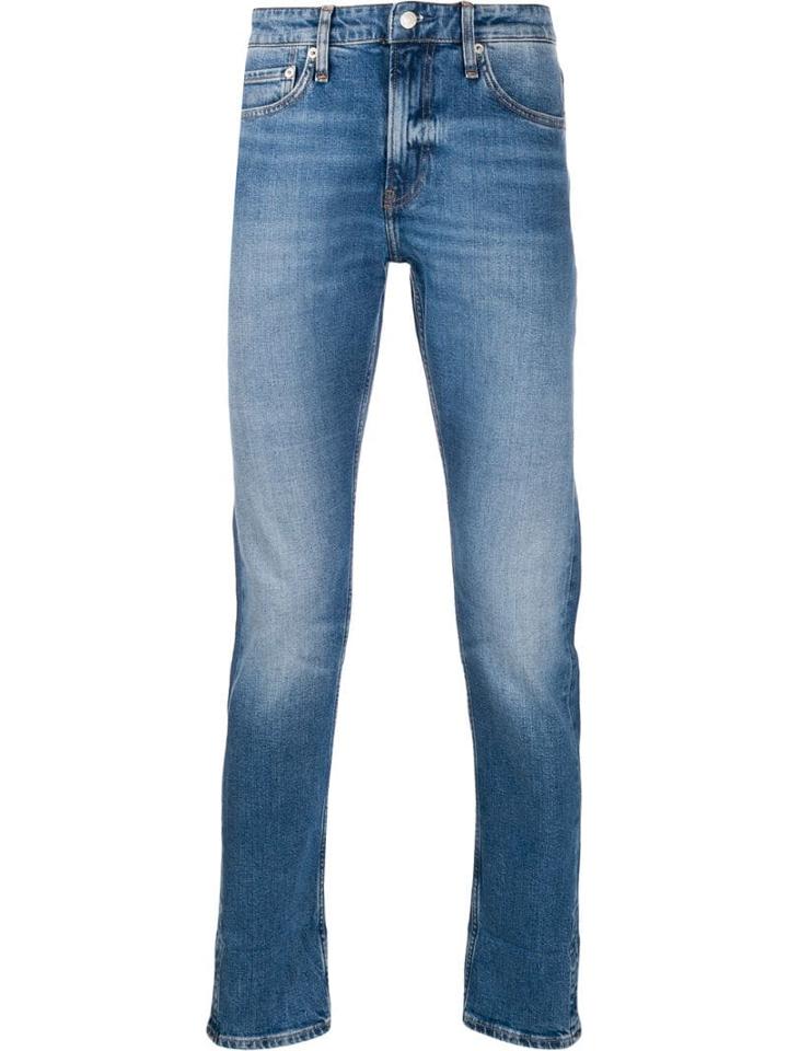 Ck Calvin Klein Straight Leg Jeans - Blue