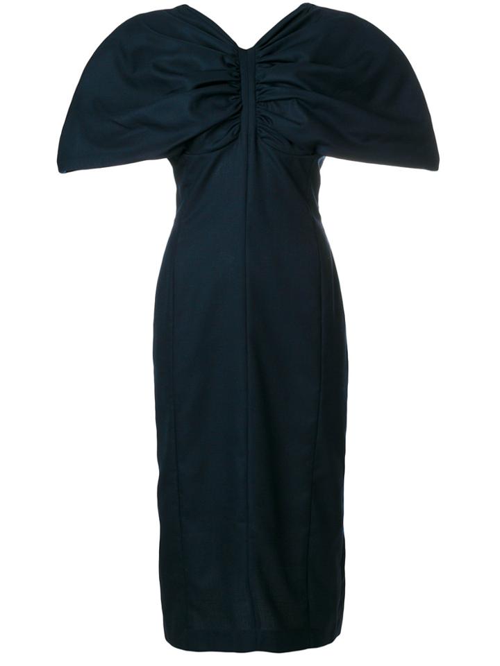 Jacquemus Puff Sleeves Dress - Blue