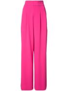 Alice+olivia Flared Tailored Trousers - Pink & Purple