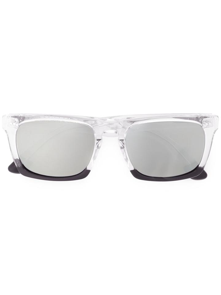 Zambesi Zambesi X Linda Farrow Eyeline Sunglasses - Metallic