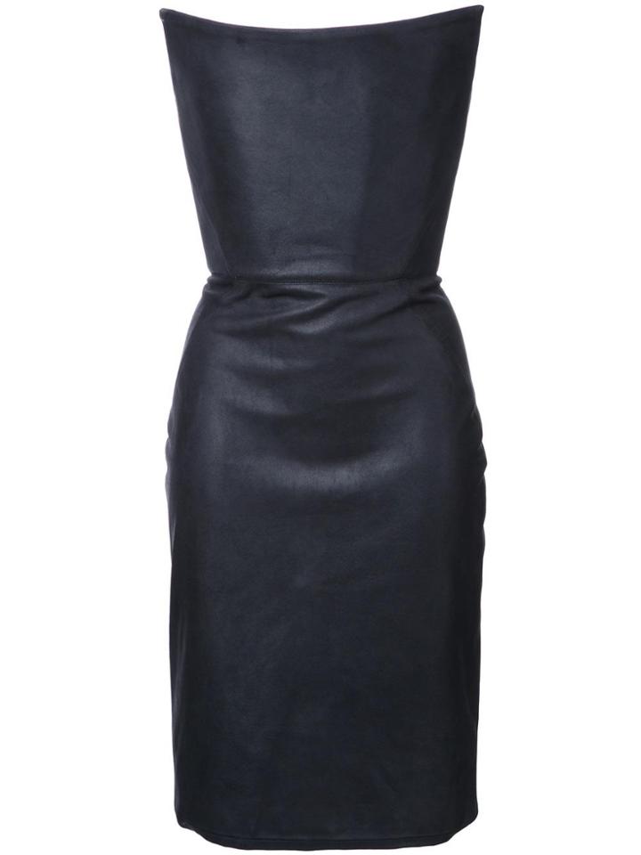 Gareth Pugh Strapless Corset Dress - Black